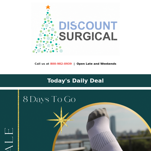 8 Days To Go: Today's Daily Deal - Ankle Socks