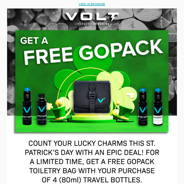 Free GoPack with Qualifying Purchases