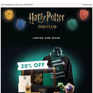 20% off Hogwarts House Gift Trunks
