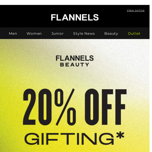 20% Off Beauty Gifts