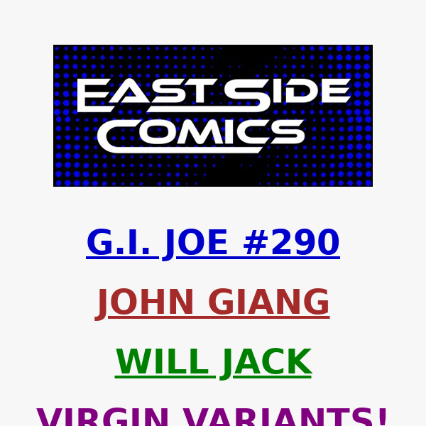 🔥 G.I. JOE #290 JOHN GIANG & WILL JACK VARIANTS! 🔥 VIPER & PYTHON PATROL & BARONESS VARIANTS! 💥 PRE-SALE WEDNESDAY (2/16) 12PM Noon (ET) / 9AM (PT)