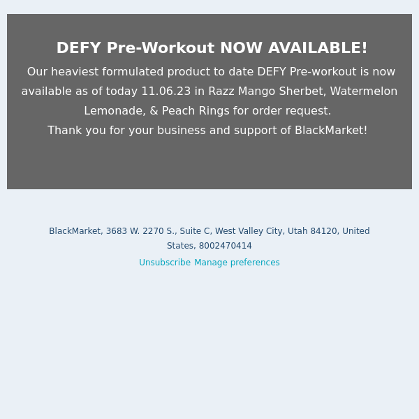 DEFY - Now Available! 