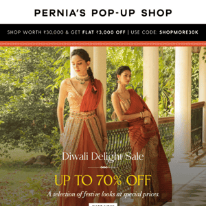 Diwali Delight Sale: Get up to 70% OFF!