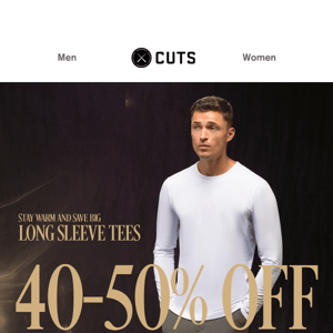 40-50% OFF LONG-SLEEVES – Time To Stock Up!
