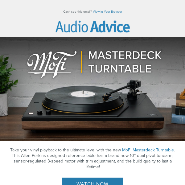 🎶MoFi Masterdeck Turntable: Take Your Vinyl Playback to the Ultimate Level