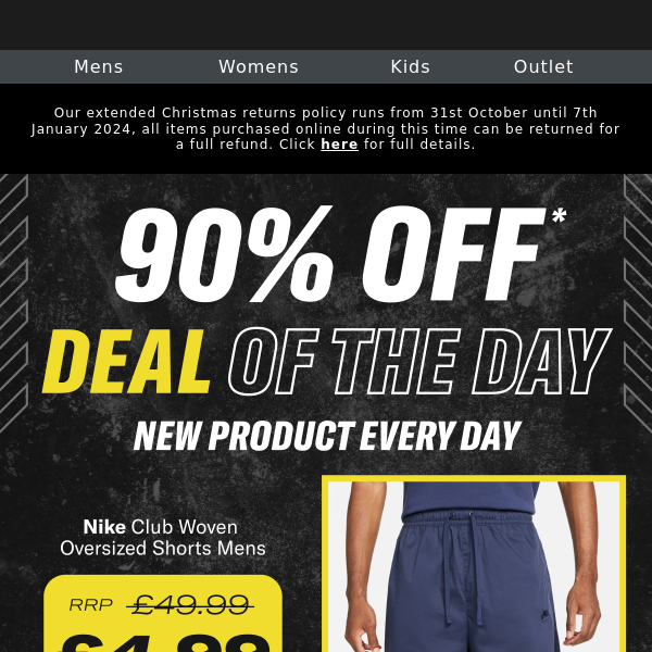 Incoming | Nike shorts for £4.99