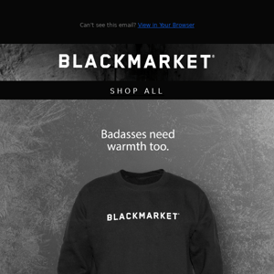 Black Market Labs, CLASSIC Sweatshirts are BACK and FREE. Very limited.