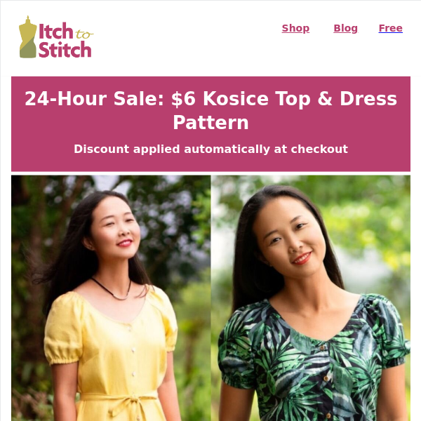 24-Hour Only Special: Kosice Top & Dress