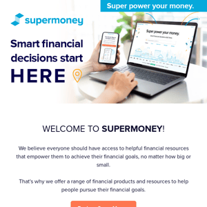 Welcome to SuperMoney! Say hello to financial transparency. 🔎 💵