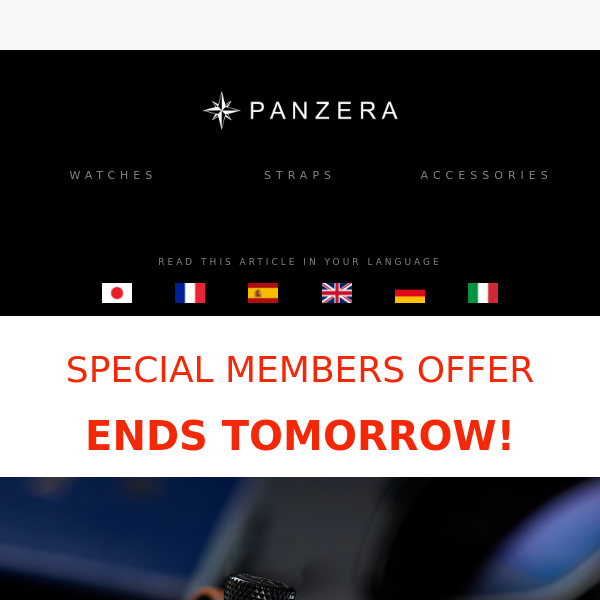 MEMBERS OFFER ENDS TOMORROW