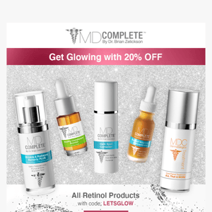 Last chance! 20% OFF Retinol favorites