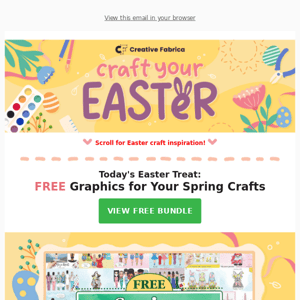 NEW 🐰 FREE Spring Graphics: 35+ Sets