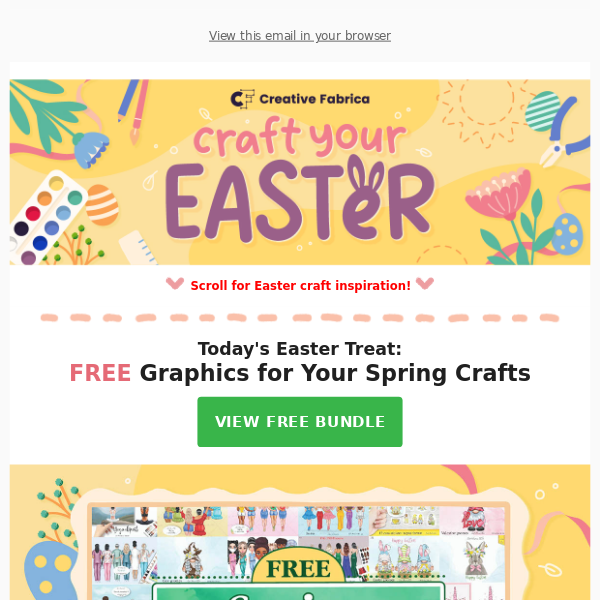 NEW 🐰 FREE Spring Graphics: 35+ Sets