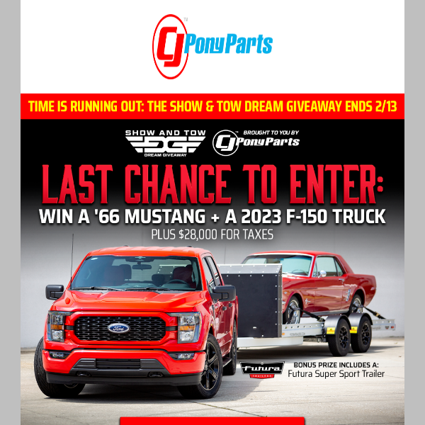 LAST CHANCE! Take Home This Ford Dynamic Duo Plus More!