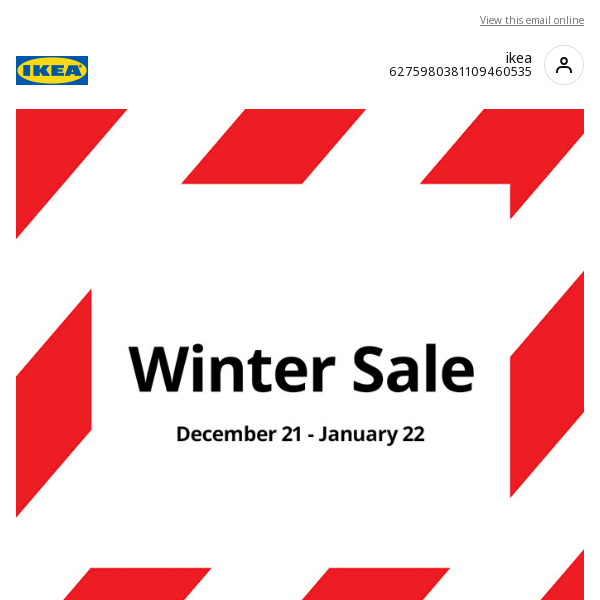 Our once-a-year Winter Sale is here!