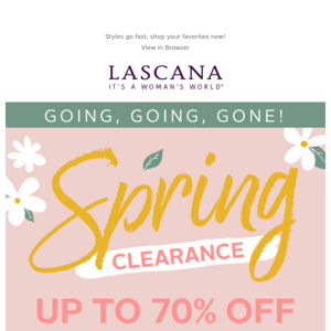Spring Clearance 🌺 Up to 70% Off
