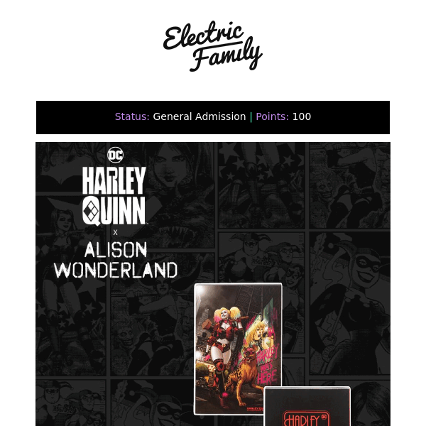 DC Comics x Alison Wonderland Harley Quinn Capsule is coming soon!