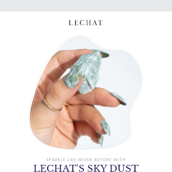 Elevate your nail game with Lechat's glitter magic