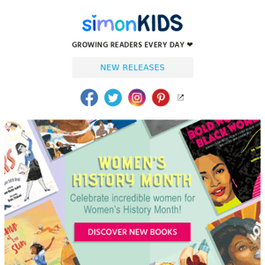 🌙 Bedtime stories, inspiring books for Women's History Month & more!
