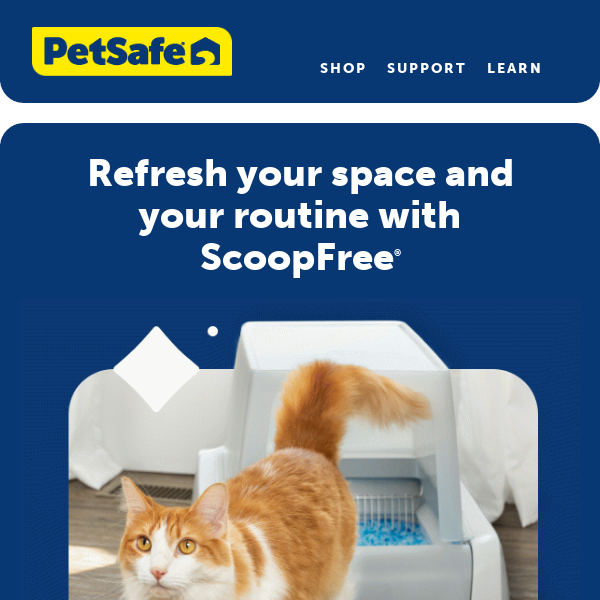 PetSafe Brand, enjoy a 50% discount on your first cat litter autoship!