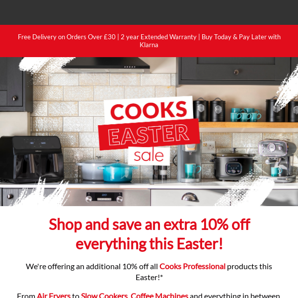 Save with Cooks Professional this Easter 🐣🙌