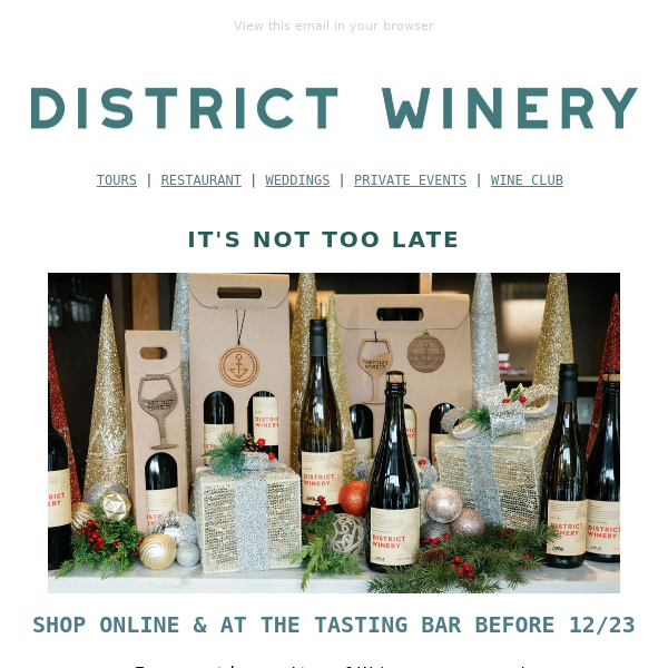 Forgot Something? Shop Last Minute Wine Gifts