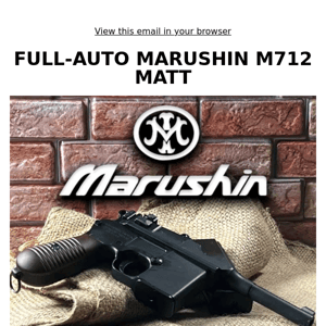 New Full-Auto Marushin M712 MATT