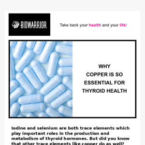 Why is copper so essential for thyroid health? (Answer Inside)