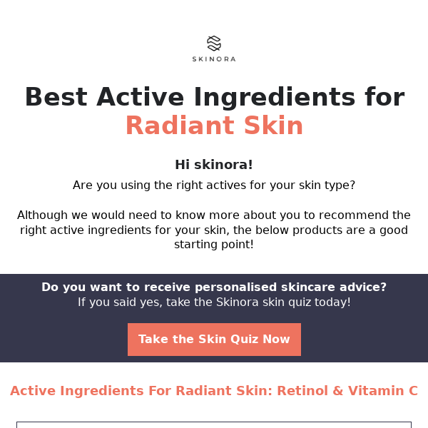 Unlock Radiant Skin with the Right Active Ingredients! 🌟