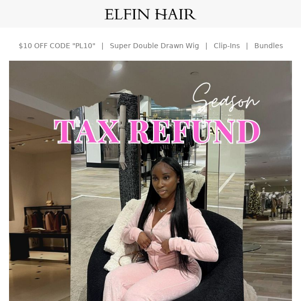 ⏰ Tax Refund Day is here! Grab Your New Hair