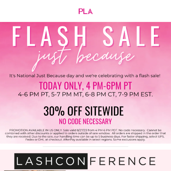 📣FLASH SALE… just because📣