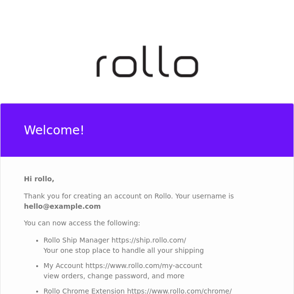 Welcome to Rollo