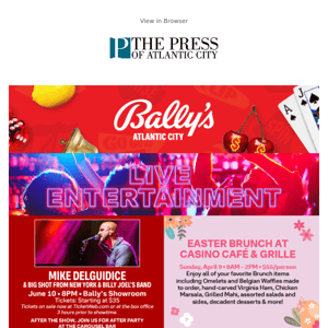 ADV: GET EXCITED ABOUT OUR APRIL EVENTS AT BALLY'S