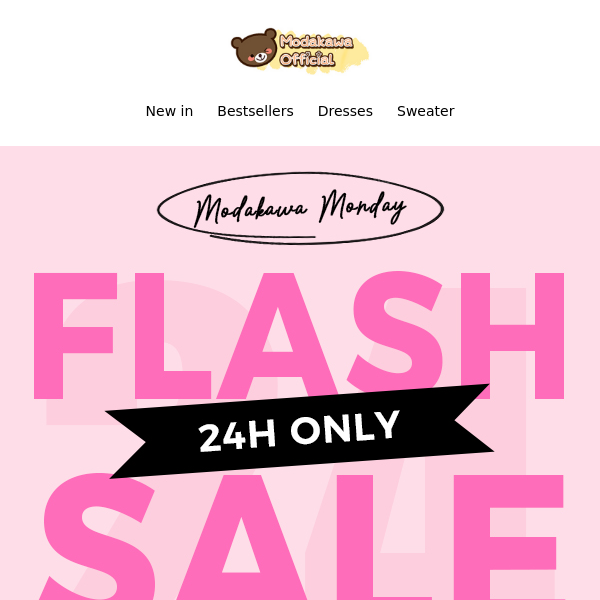 A Monday Flash Sale? Why not!