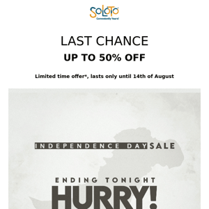 Up To 50% Off - Last Day!😱