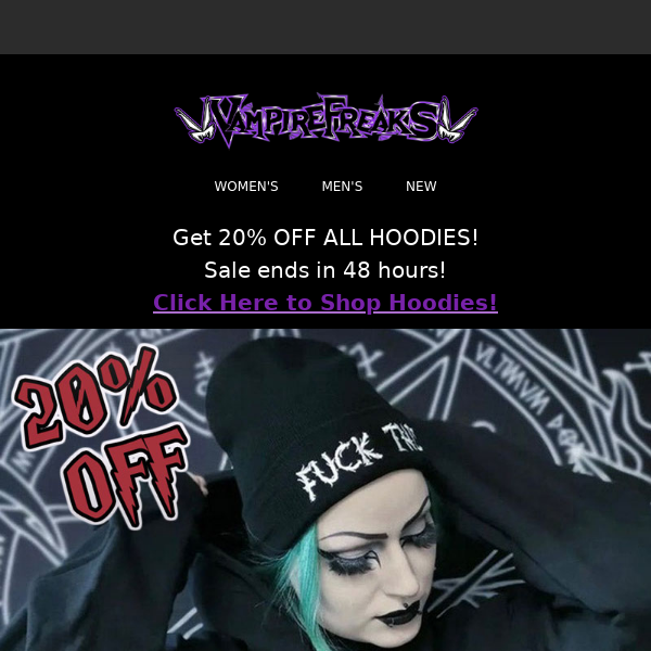 🎃 ALL HOODIES ON SALE NOW! 🦇