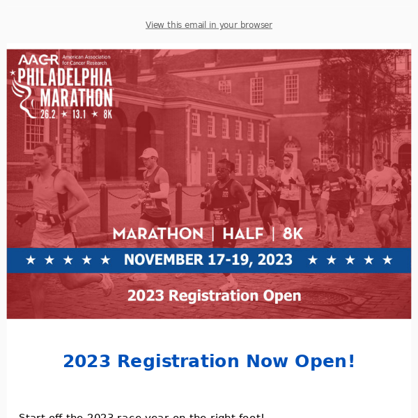 2023 Registration Open! Best Price Available Until Nov 21 (11:59 p.m. EST).