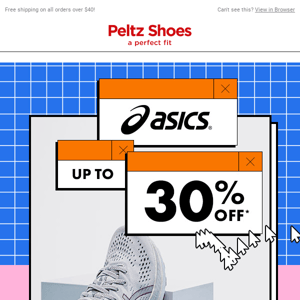 🎉CHECK IT: ASICS up to 30% off 🎉