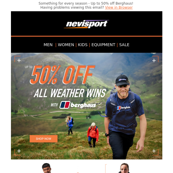 Up to 50% off Berghaus | All Weather Wins