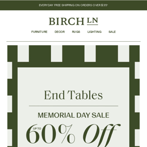 END TABLES ❕ Memorial Day SALE ENDS TOMORROW ❕ HURRY ❕