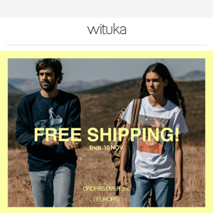 FREE SHIPPING 🔥 Ends tomorrow 10/11. Orders over 25€ (EUROPE).