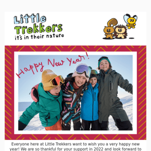 Happy New Year from Little Trekkers 🎉