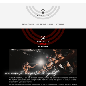Absolute Cycle Academy - Registrations now open!