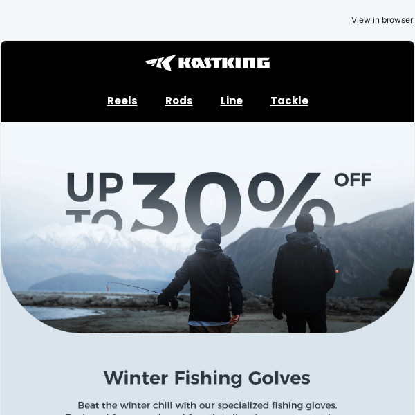 Keep Warm While Fishing this Winter! Save Up to 30% on Fishing Gloves