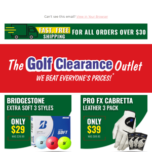 🆓Delivery - We Beat Everyone's Prices!! ⛳