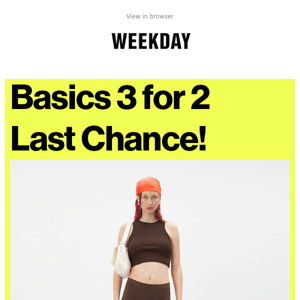 Basics 3 for 2 Last Chance!
