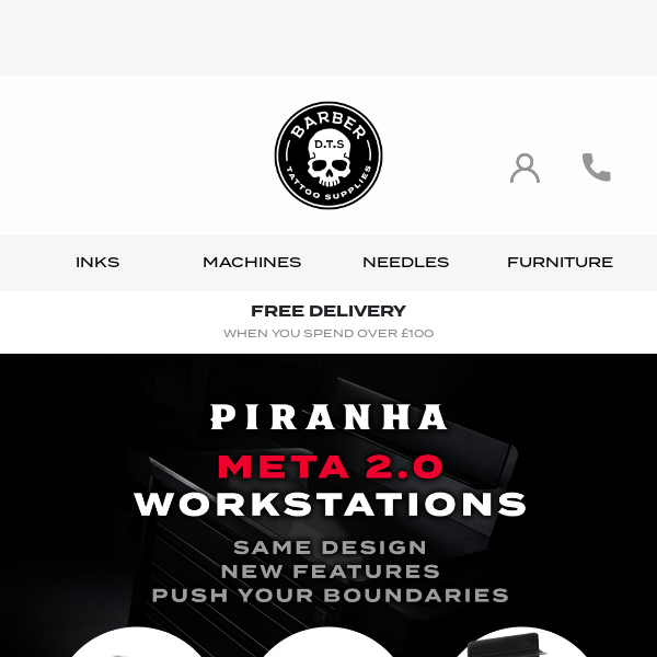 Piranha Meta 2.0 Workstations ✔