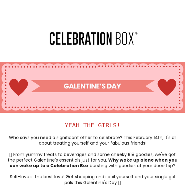 Galentine's Day is in 💘✨