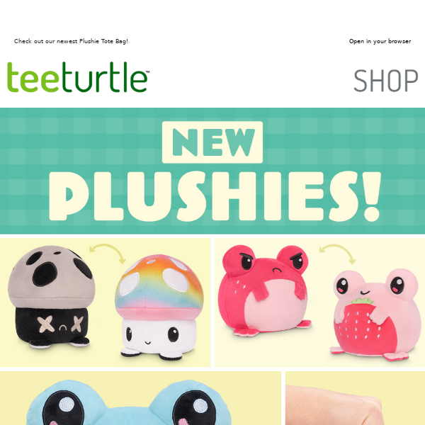 11 NEW plushies are here! 🍄🐸🐞