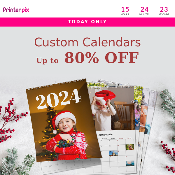 ⚡ Up to 80% OFF Custom Calendars - Today Only! 